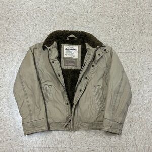 Abercrombie & Fitch Adirondack Sherpa Lined Bomber Jacket